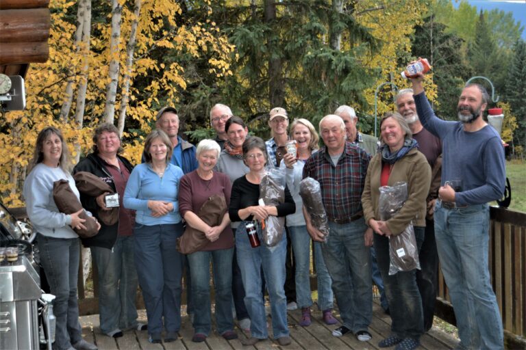 Prince George Omineca Chapter members posing for a group photo